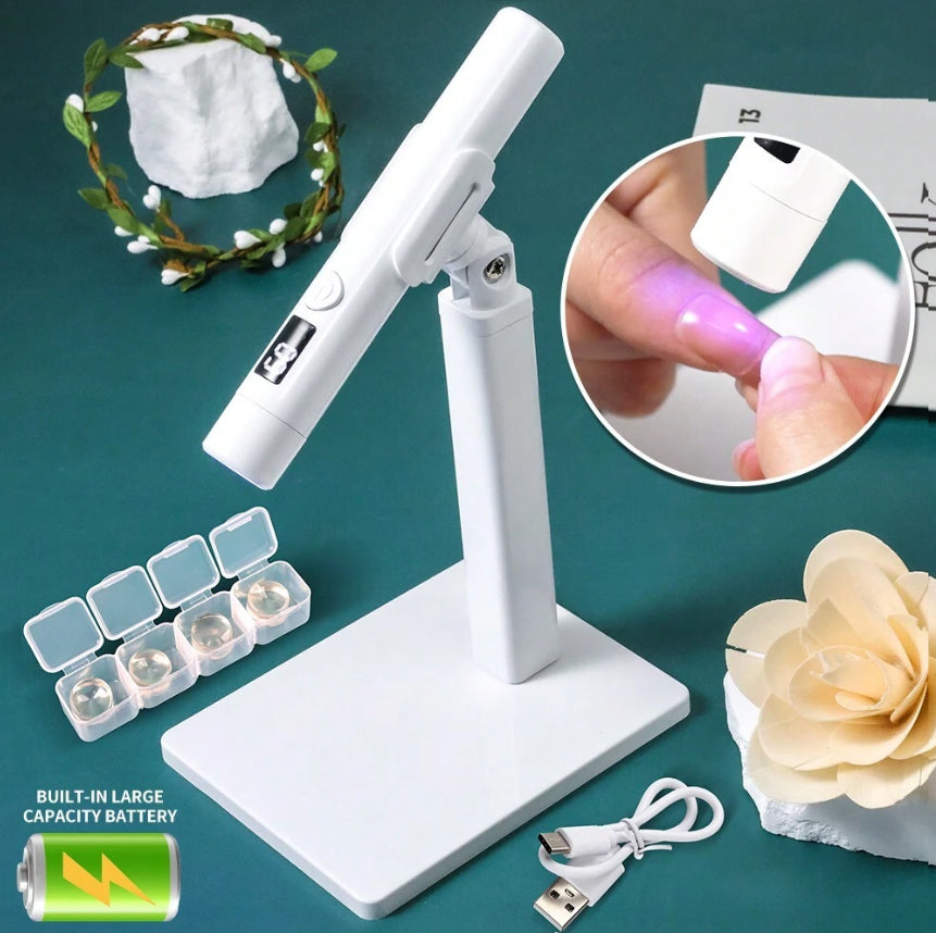 Lampes de poches UV avec embouts de silicone (sur socle)