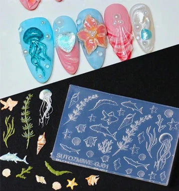 Moules en Silicone NailArt 3D
